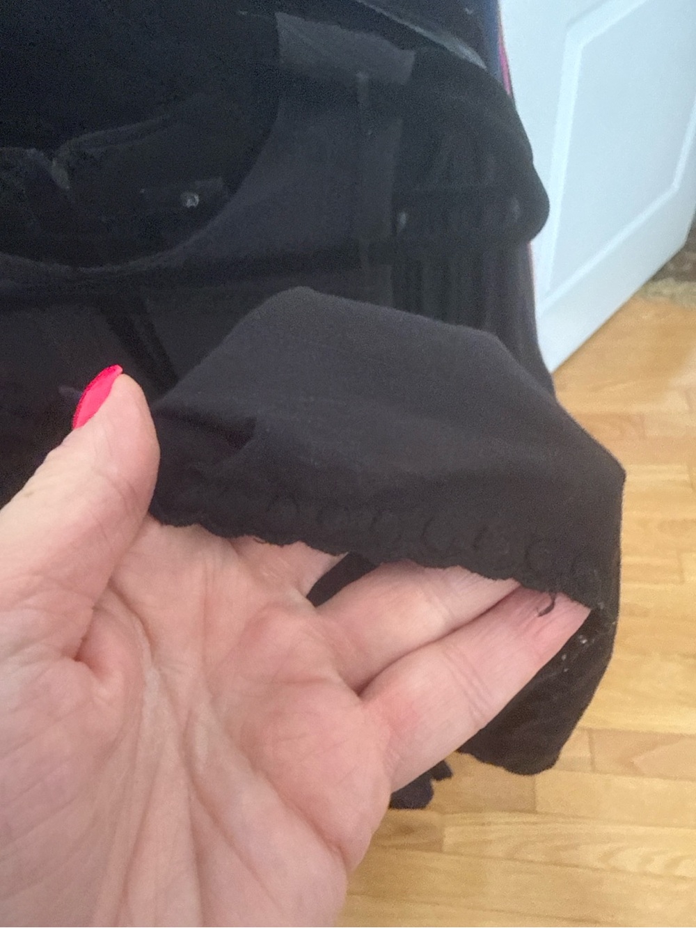 H&M Logge Black Spaghetti-Strap Mini Dress - Picture 3 of 5